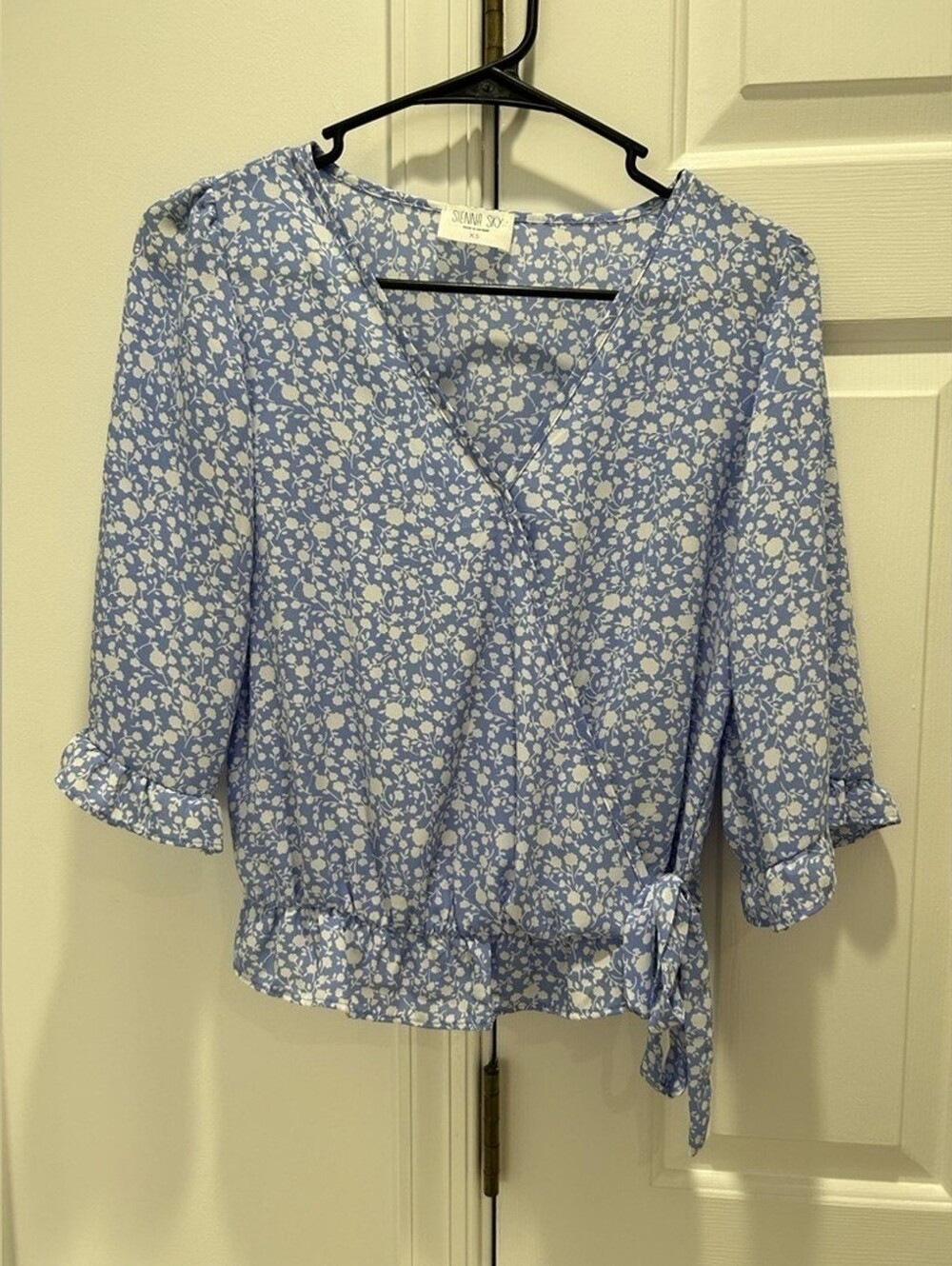 Sienna Sky Wrap Over Blouse